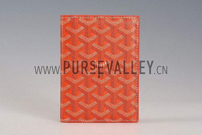 Goyard Passport Cover Orange