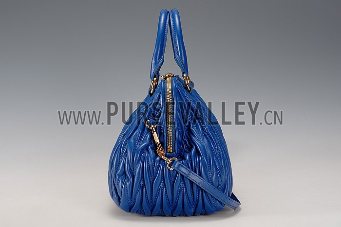 Miu Miu Matelasse Doctor Blue Bag