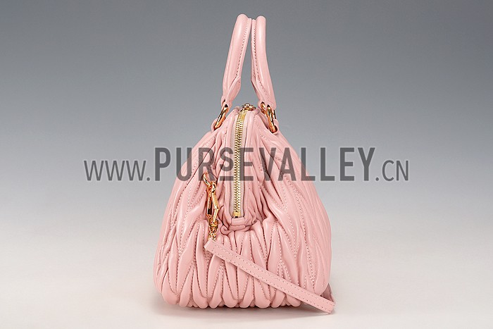 Miu Miu Matelasse Doctor Pink Bag