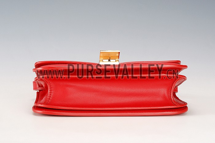 Celine Box Bag Red