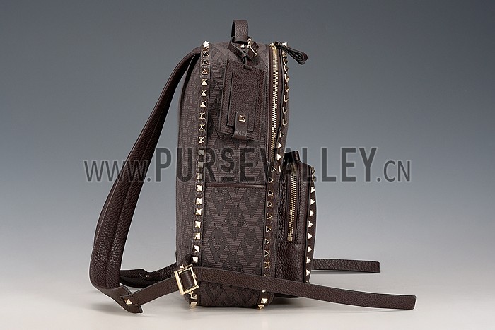 Valentino Viva Valentino Fabric Backpack Military Green