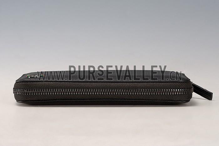 Gucci Wallet With Interlocking G Metal Detail Black