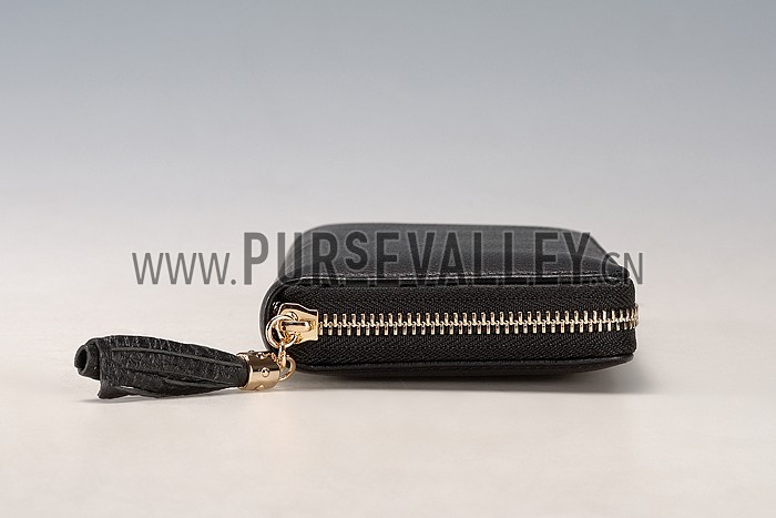 Gucci Soho Disco Studded Wallet Black