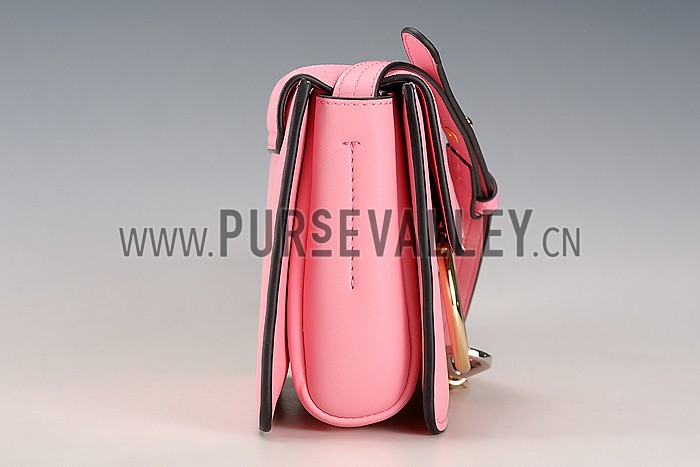 Chloe Faye Small Bag Pink Suede Leather Flap