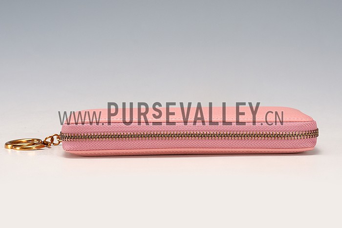 Gucci Marmont Leather Wallet Pink