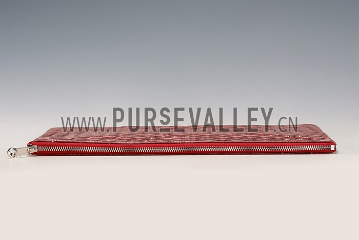 Goyard Large Pouch Dark Red
