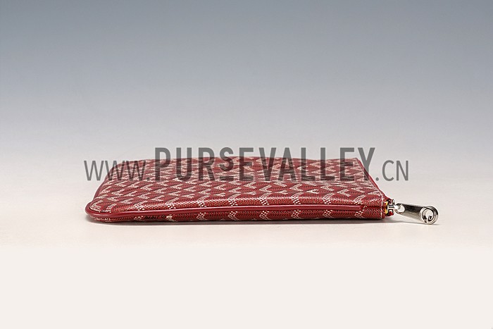 Goyard Medium Pouch Dark Red