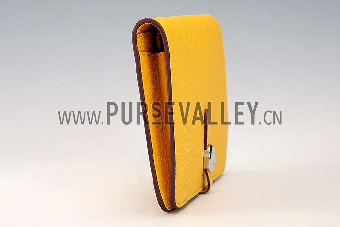 Hermes Dogon Wallet Yellow 18926641