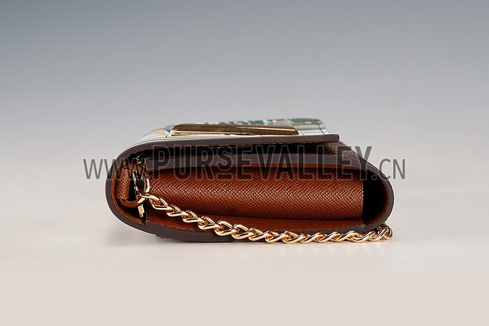 Louis Vuitton Twist Palm Print Bag