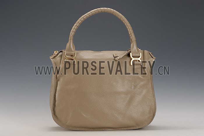 Chloe Marcie Satchel Crossbody Bag Grey