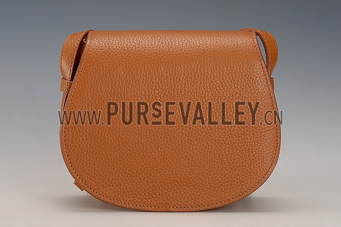 Chloe Marcie Flap Small Shoulder Bag Tan