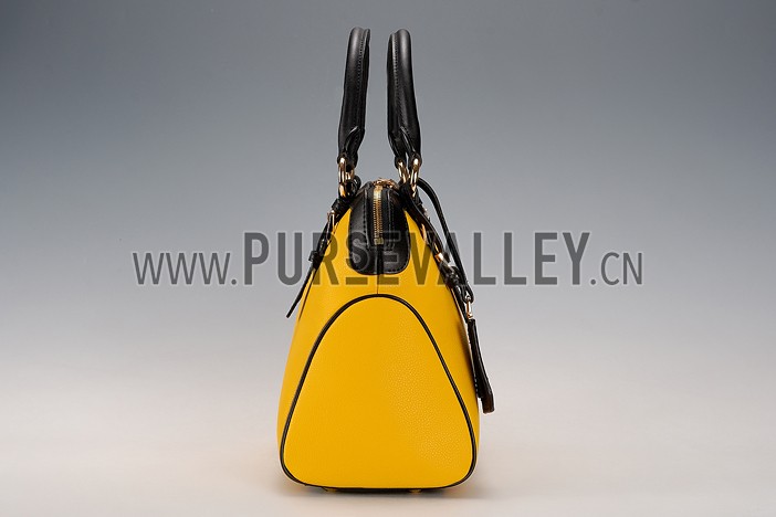 Prada Shoulder Handbag Yellow and Black