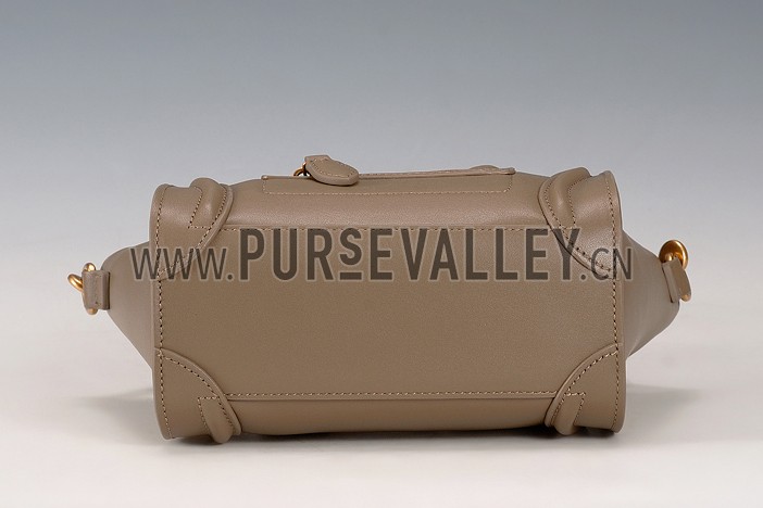 Celine Nano Luggage Khaki