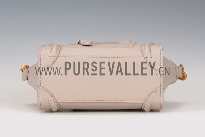 Celine Nano Luggage Beige