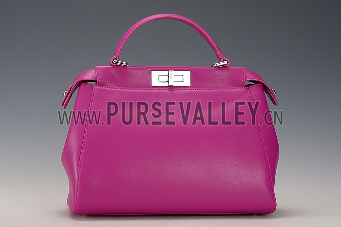Fendi Peekaboo Medium Magenta Bag