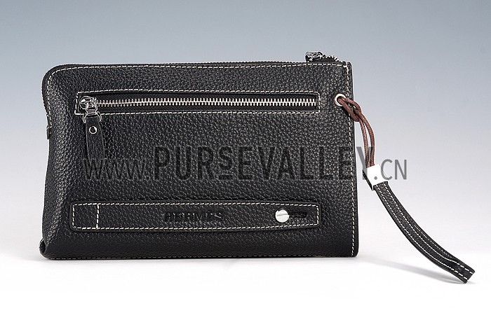 Hermes Card Holder/Wallet Black 608031