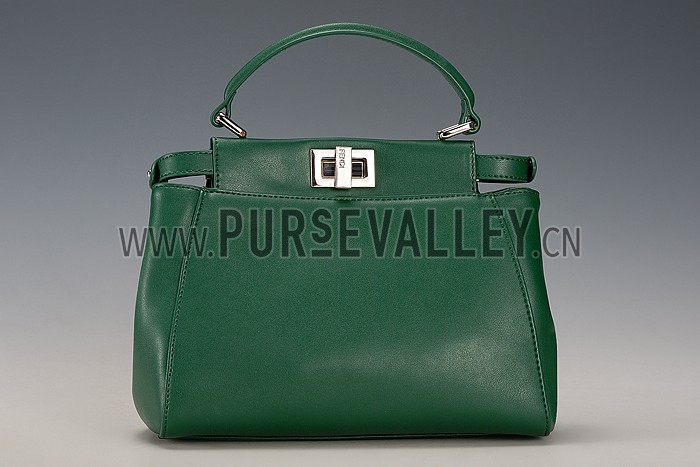 Fendi Peekaboo Mini Green Bag