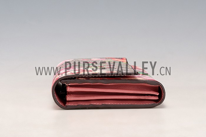 Gucci Pink Blooms Supreme Canvas Wallet