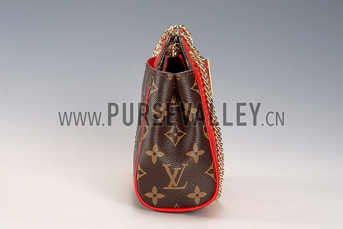Louis Vuitton Monogram Kimono Shoulder Bag Red