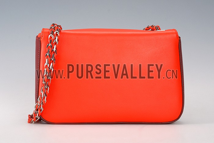 Fendi Be Baguette Bicolor Poppy Red and Bordeaux Bag