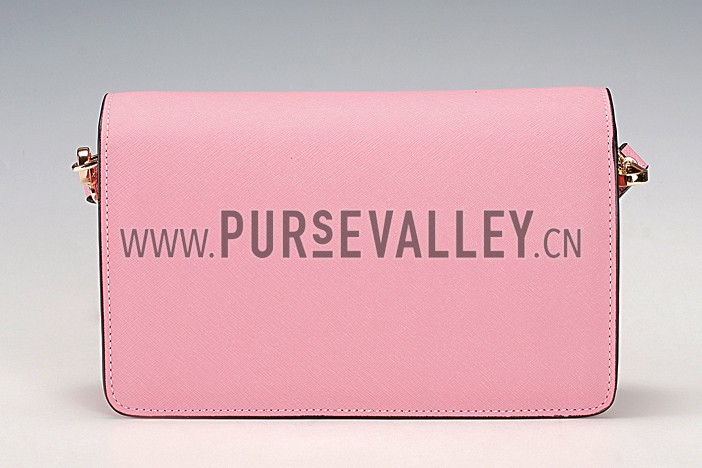 Prada Saffiano Leather Lux Small Pink Bag