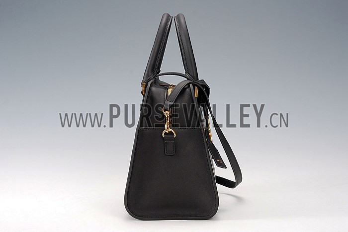 Saint Laurent Monogramme Cabas Small Black Bag