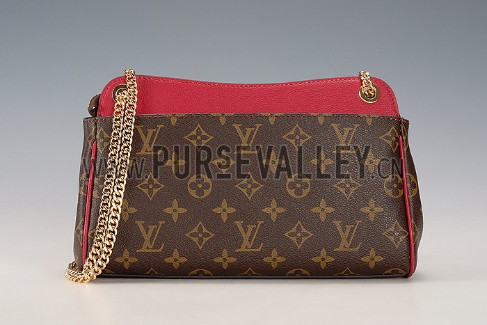 Louis Vuitton Monogram Kimono Shoulder Bag Dark Red