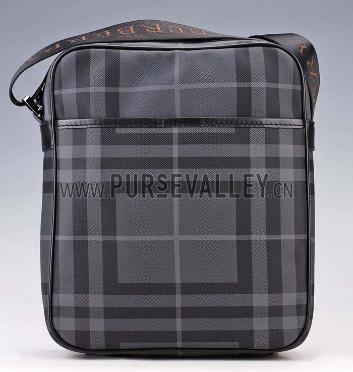 Burberry Small Check Crossbody Zipped Top Bag