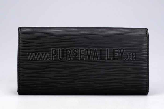 Louis Vuitton Sarah Black Epi Leather Wallet