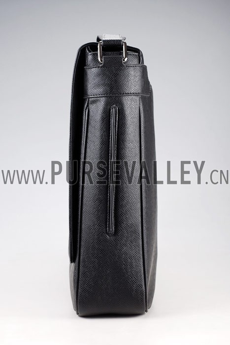 Louis Vuitton Milo Taiga Leather Black