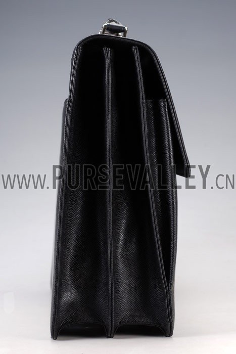 Louis Vuitton Robusto 2 Compartments Taiga Leather Black