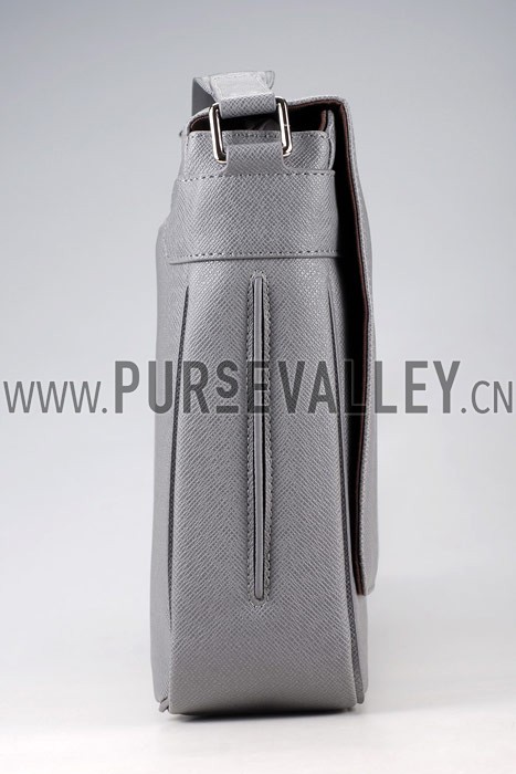 Louis Vuitton Roman MM Taiga Leather Glacier