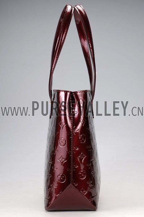 Louis Vuitton Monogram Vernis Wilshire MM Purple
