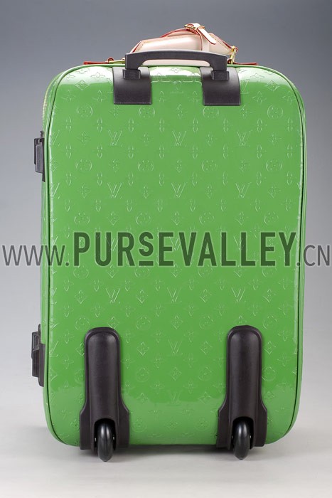Louis Vuitton Green Vernis Pegase 55