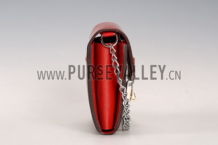 Louis Vuitton Tribal Mask Chaine Wallet Red