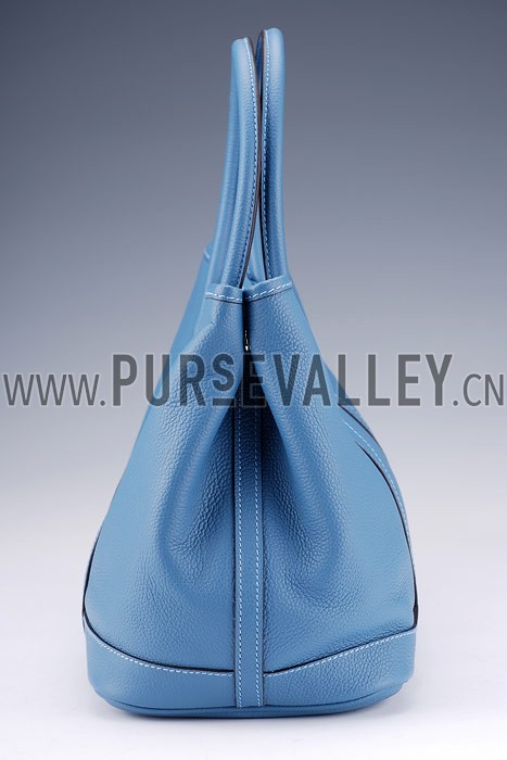 Hermes Garden Party Tote Blue