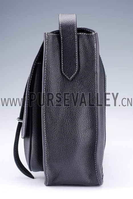 Hermes Man Messenger Bag Black