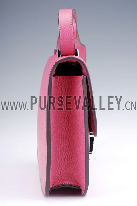 Hermes Constance Pink with Silver Buckle