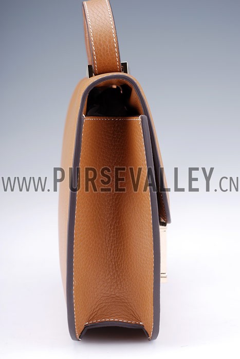 Hermes Constance Tan with Golden Buckle