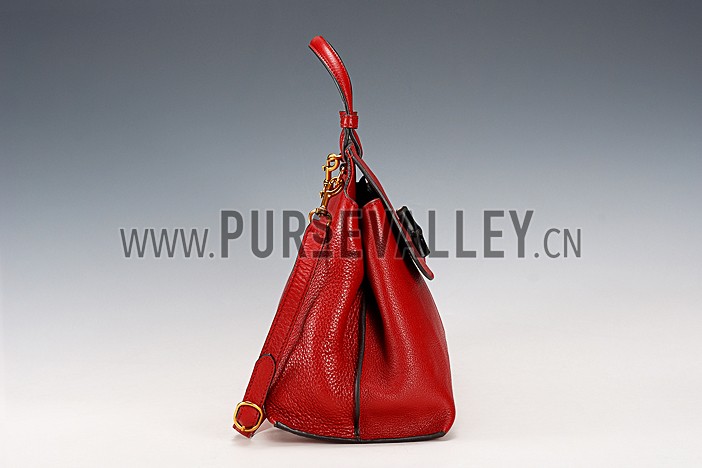 Gucci Bamboo Daily Bag Red
