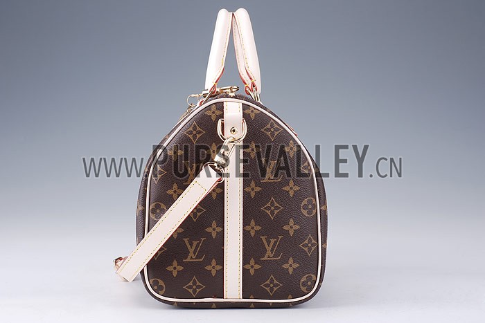 Louis Vuitton Monogram Speedy 30 with Shoulder Strap
