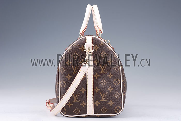 Louis Vuitton Monogram Speedy 35 with Shoulder Strap