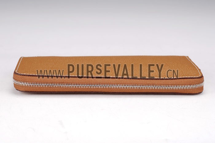 Hermes Azap Long Wallet Tan