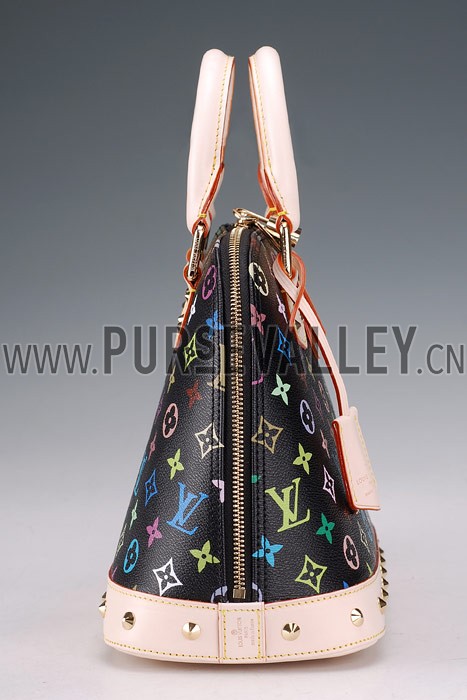 Louis Vuitton Black Murakami Alma PM