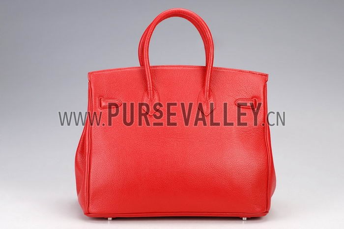 Hermes Medium Red Birkin Bag
