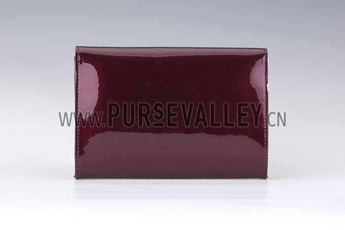 Louis Vuitton Monogram Vernis Neo Sobe Clutch Louise Plum