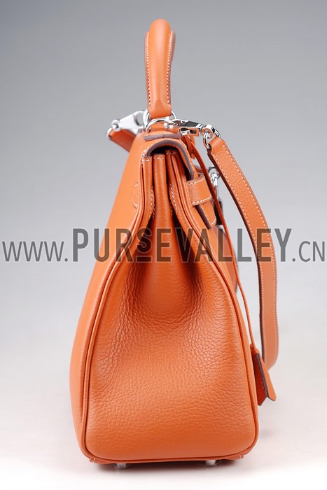 Hermes Kelly Small Orange-Brown Tan