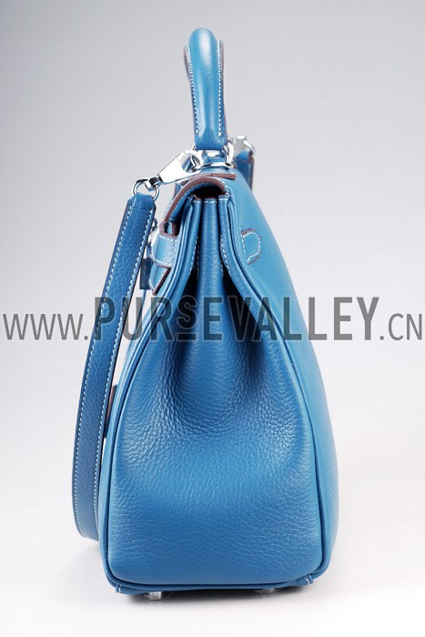 Hermes Kelly Small Blue