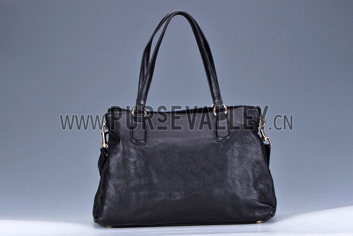 Gucci Soho Black Leather Working Tote