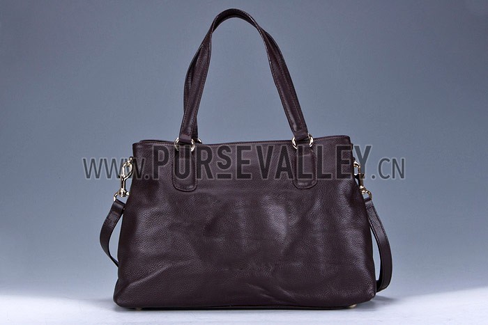 Gucci Soho Dark Brown Leather Working Tote